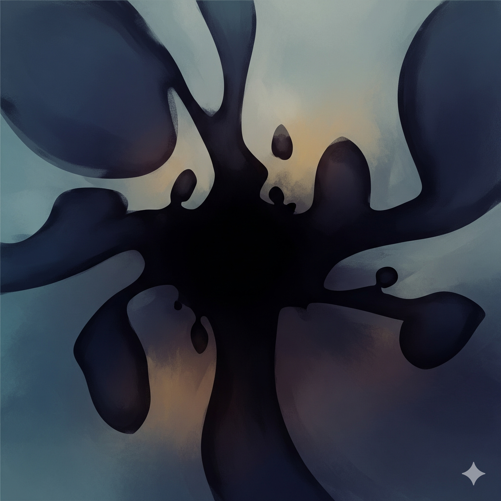 Ilustración minimalista de bienestar mental